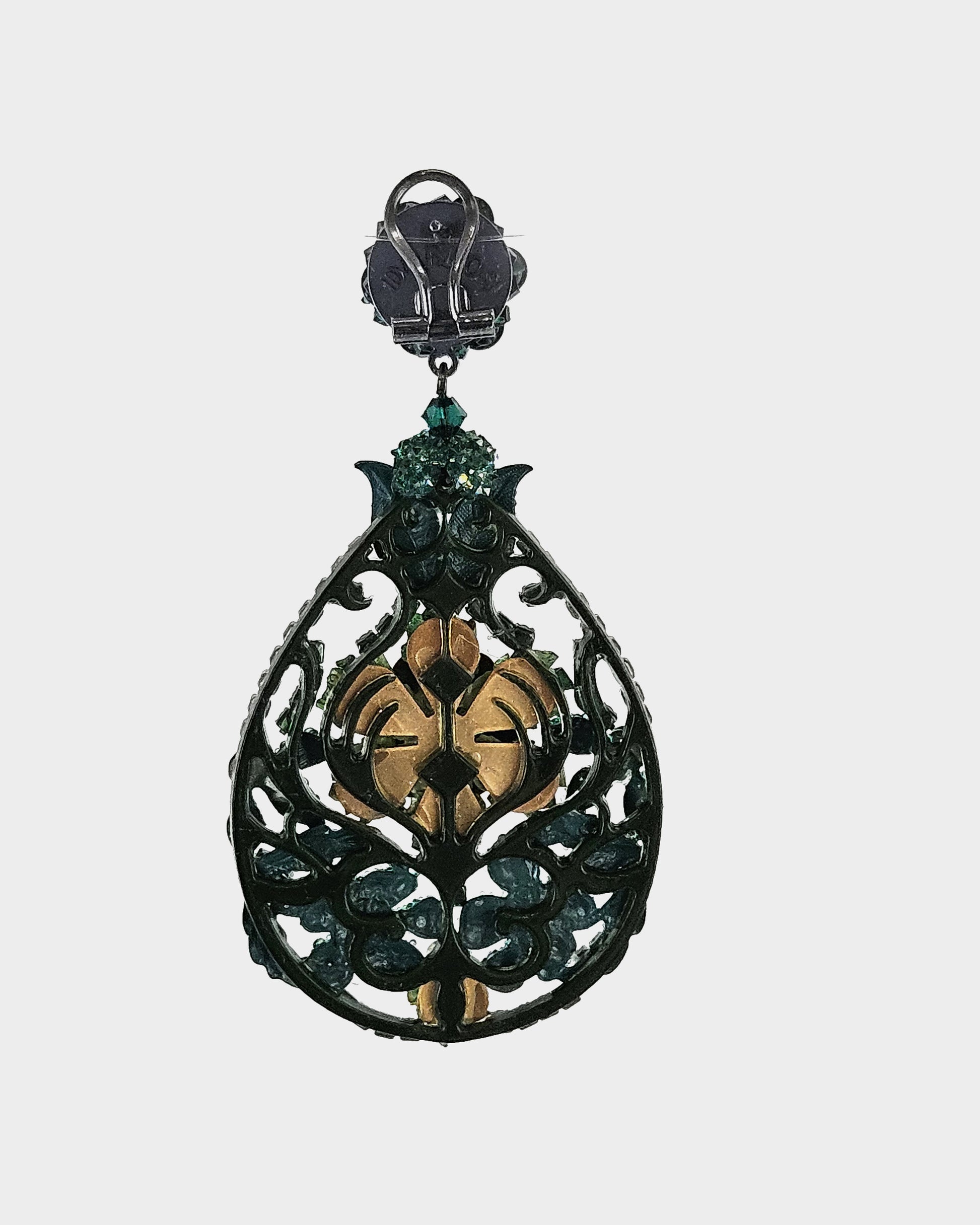 Dublos Alyssa Swarovski Green Earring 