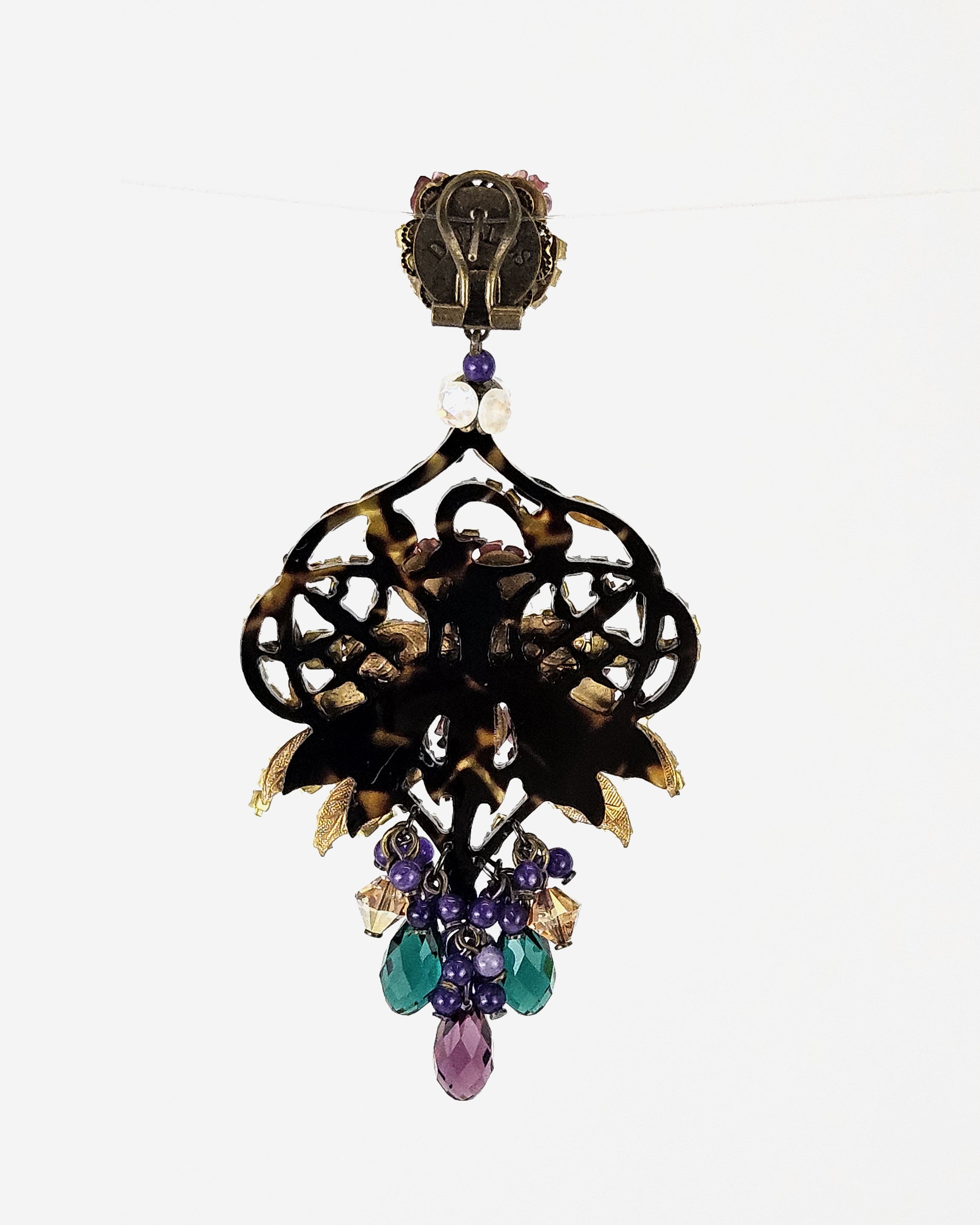 Dublos Lucy Swarovski Multicolor Pendant 