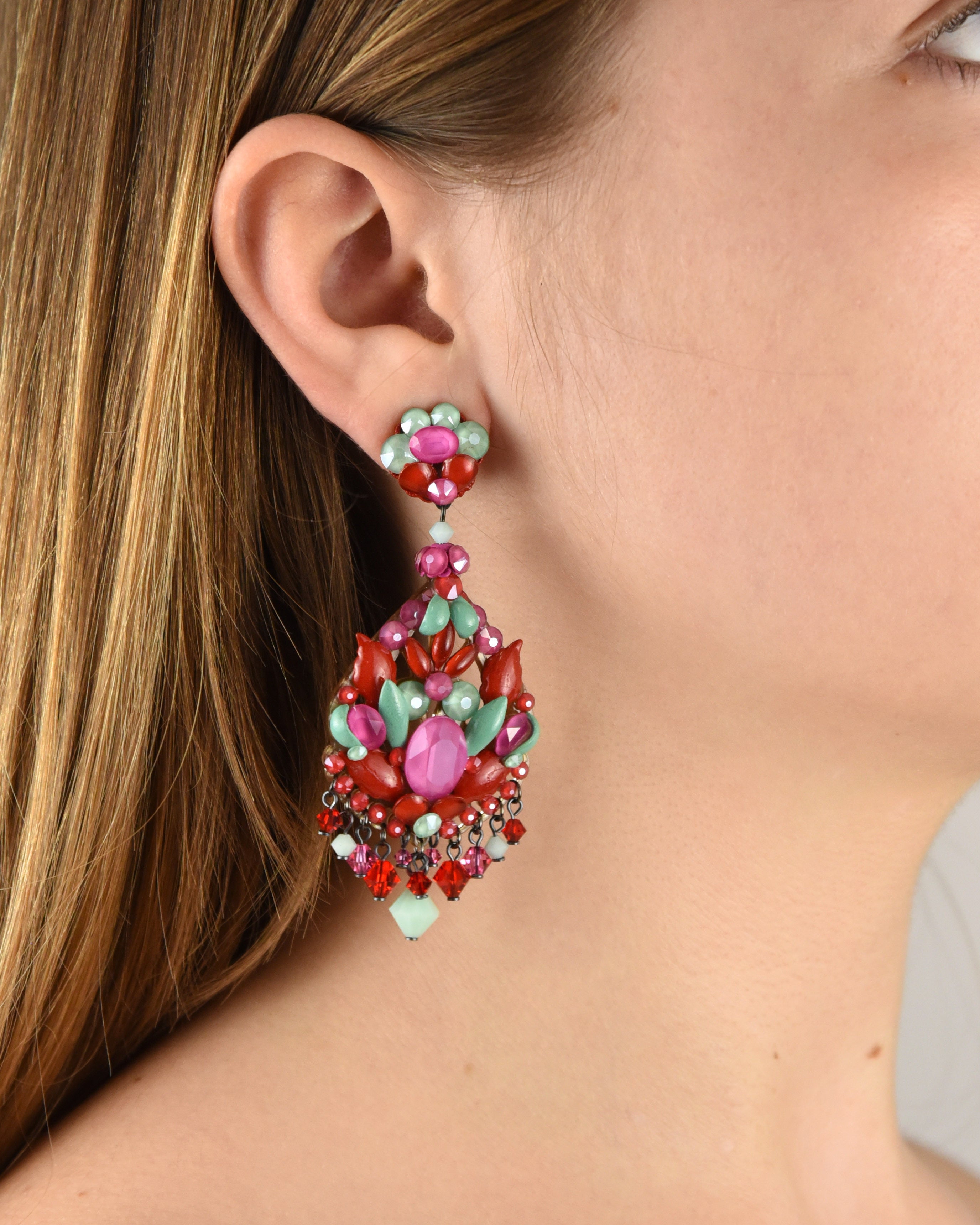 Dublos Emily Swarovski Multicolor Pendant 