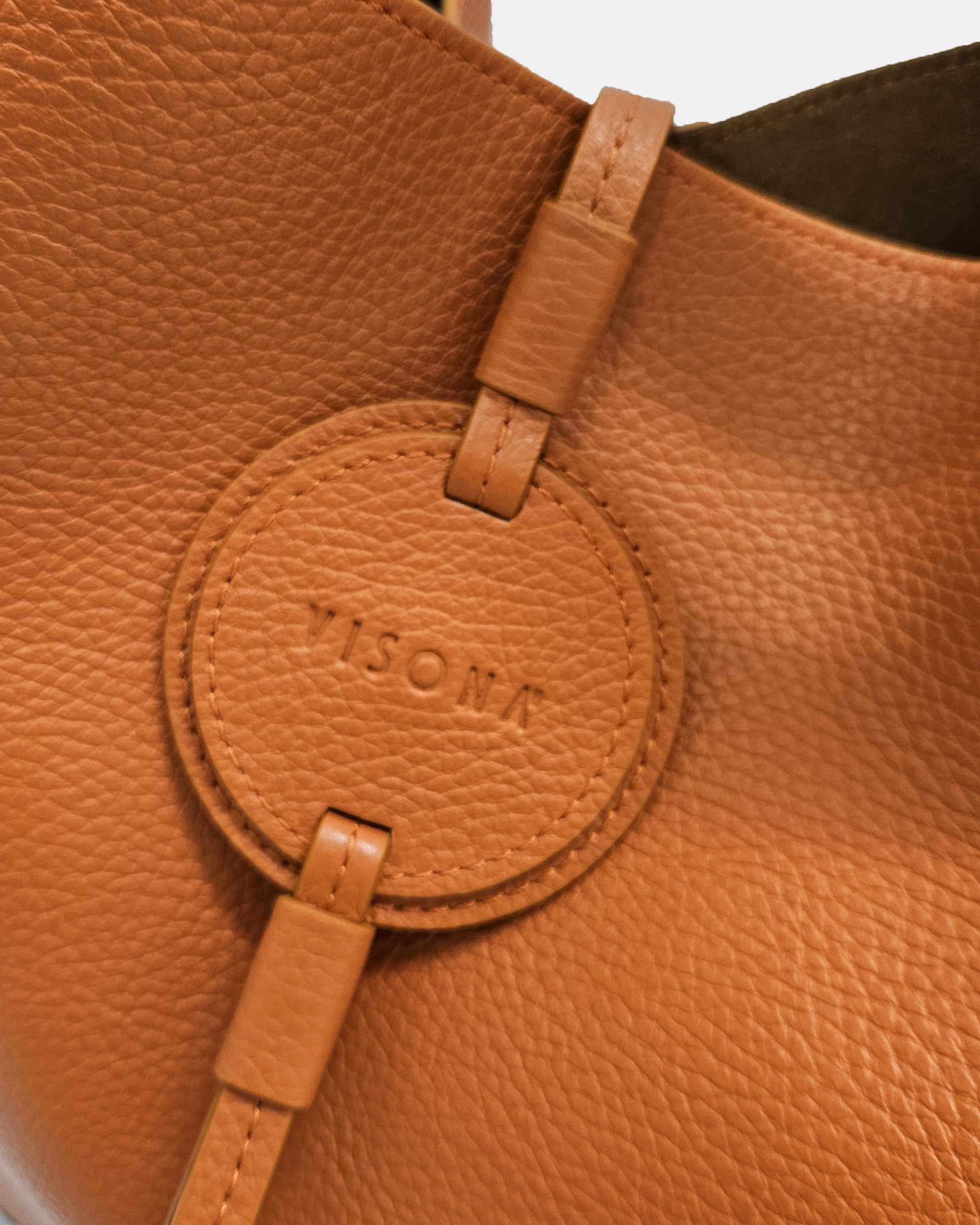 Bolso piel shopping California Papaya