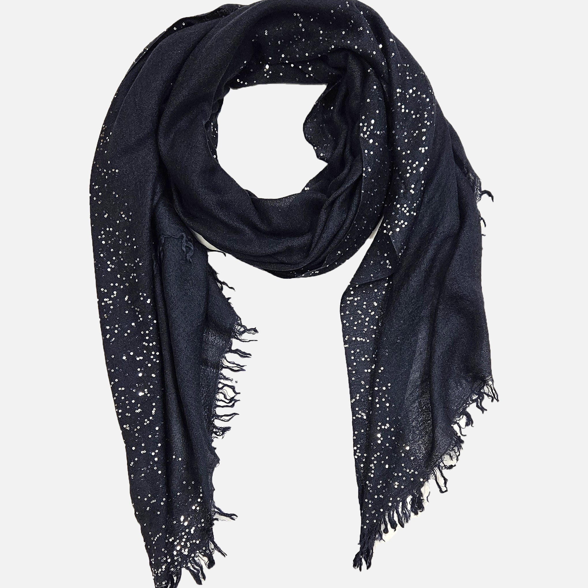 Fular Dalila Faliero Sarti azul marino