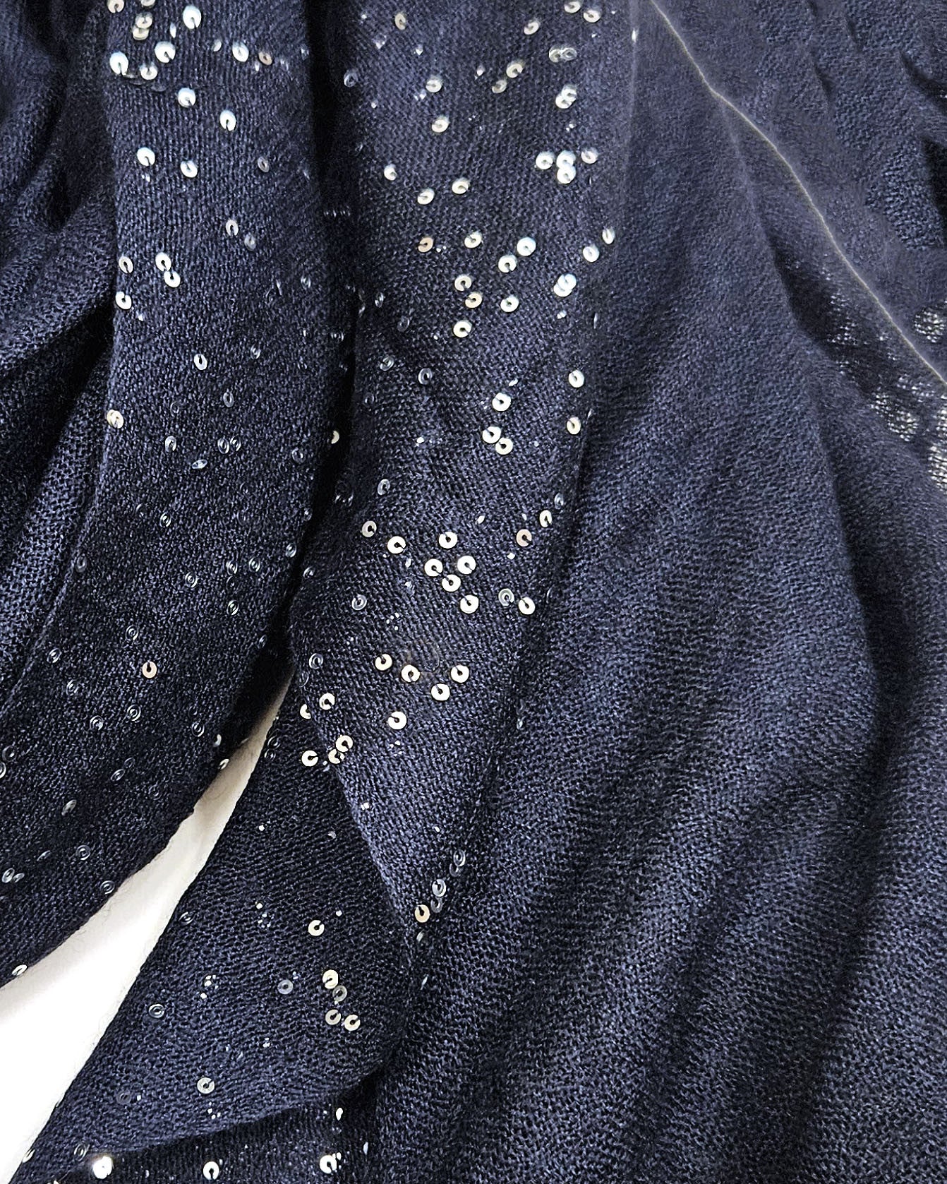 Fular Dalila Faliero Sarti azul marino