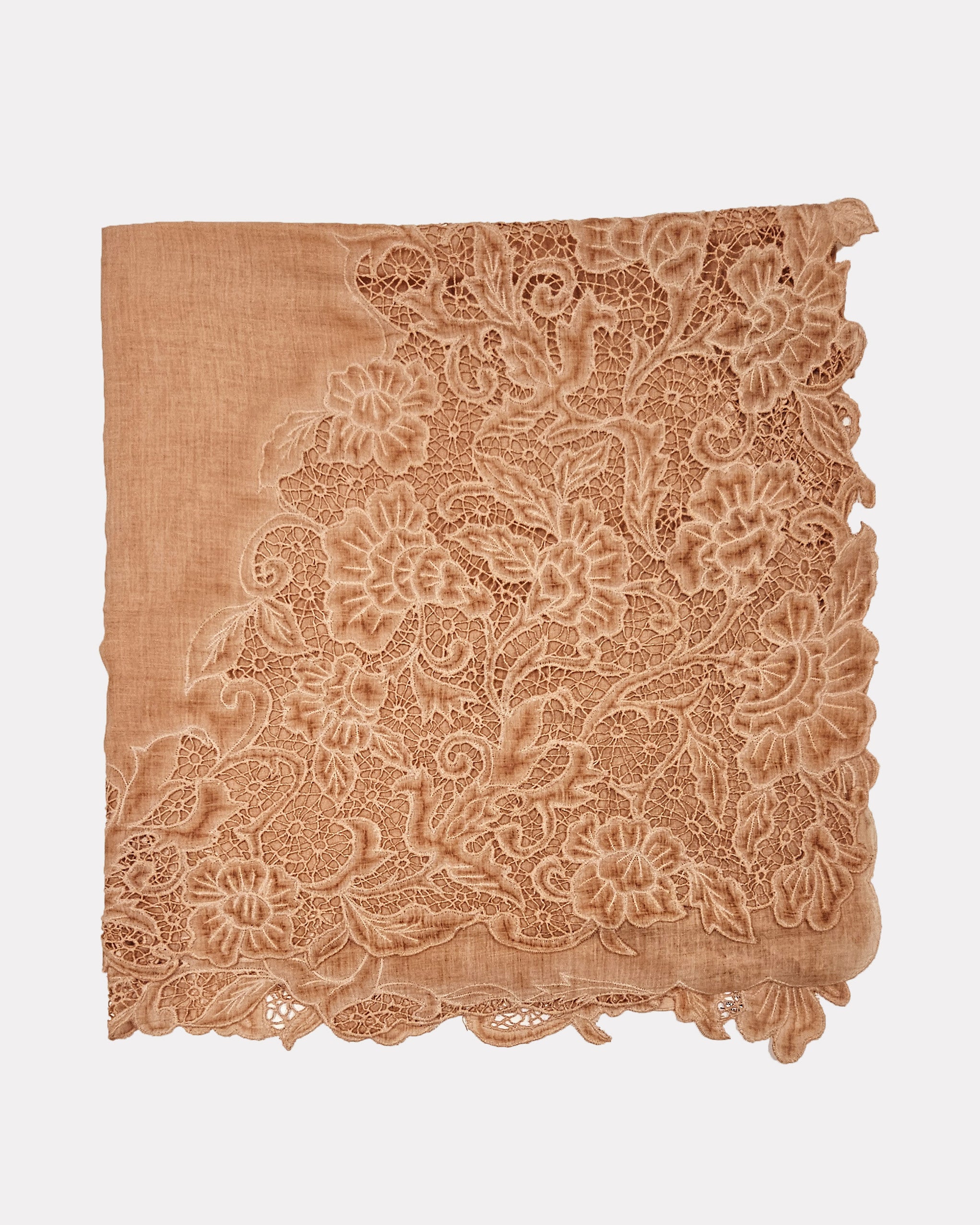 Fular Tessy bordado naranja