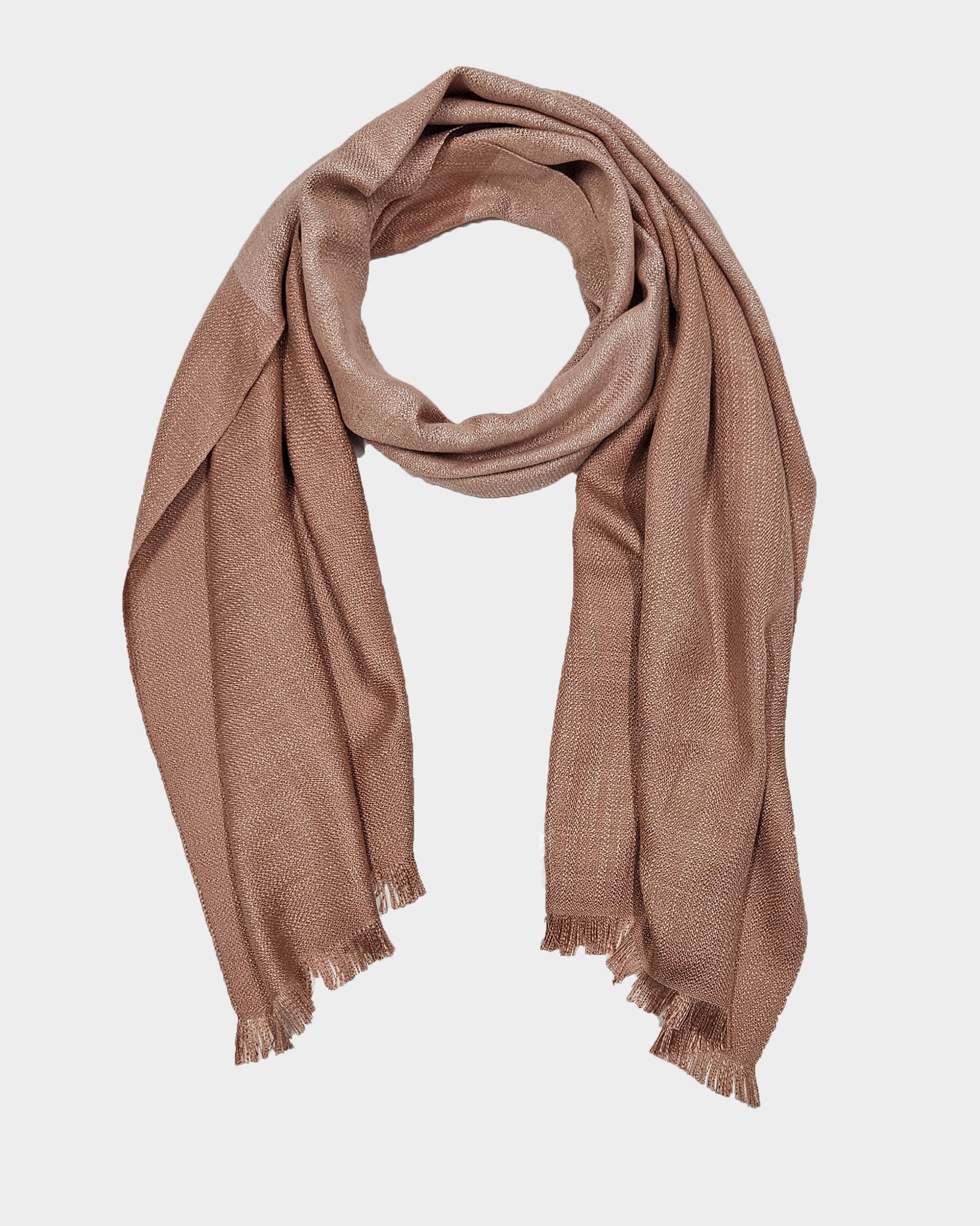 Fular seda Terracota rosa