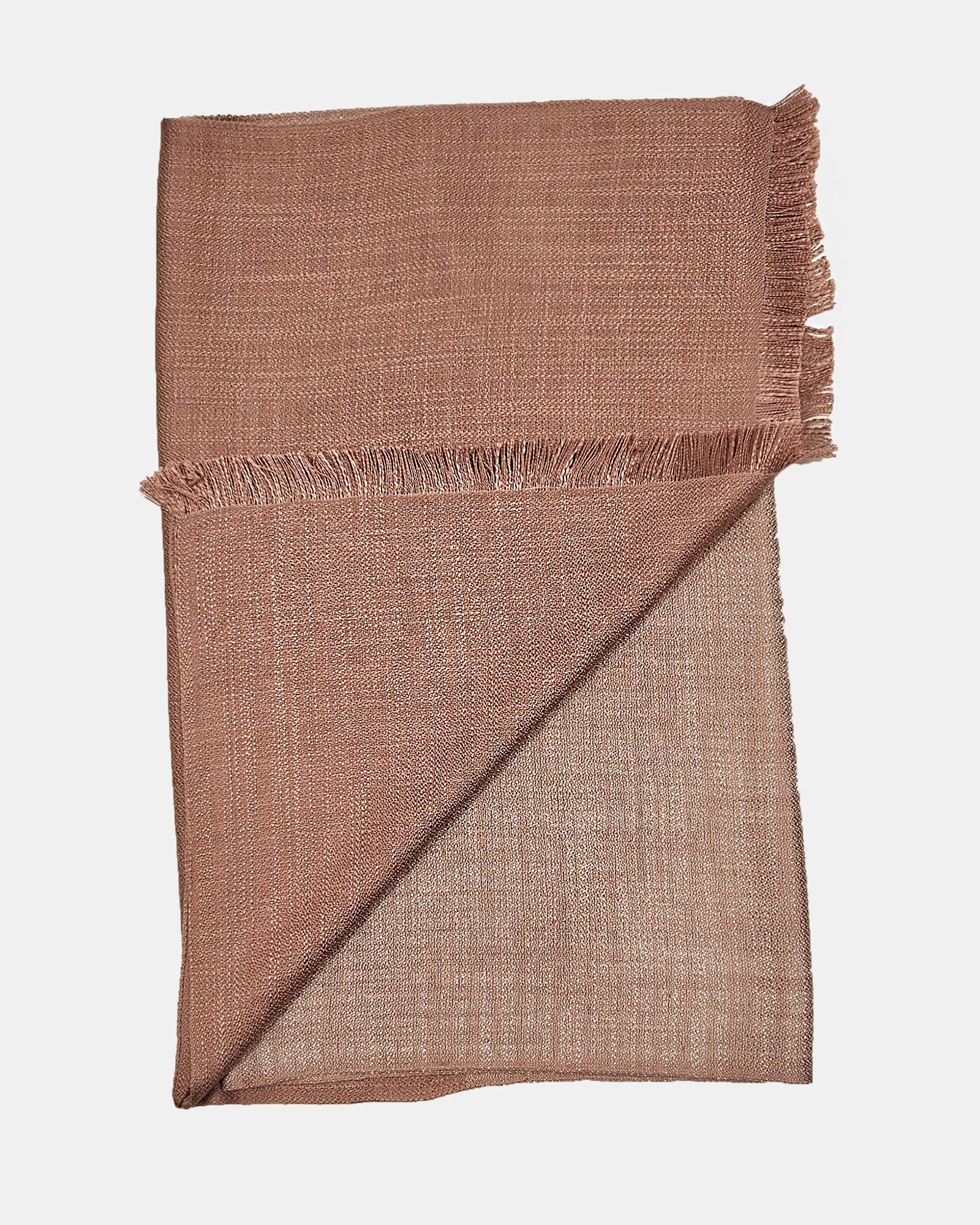 Fular seda Terracota rosa