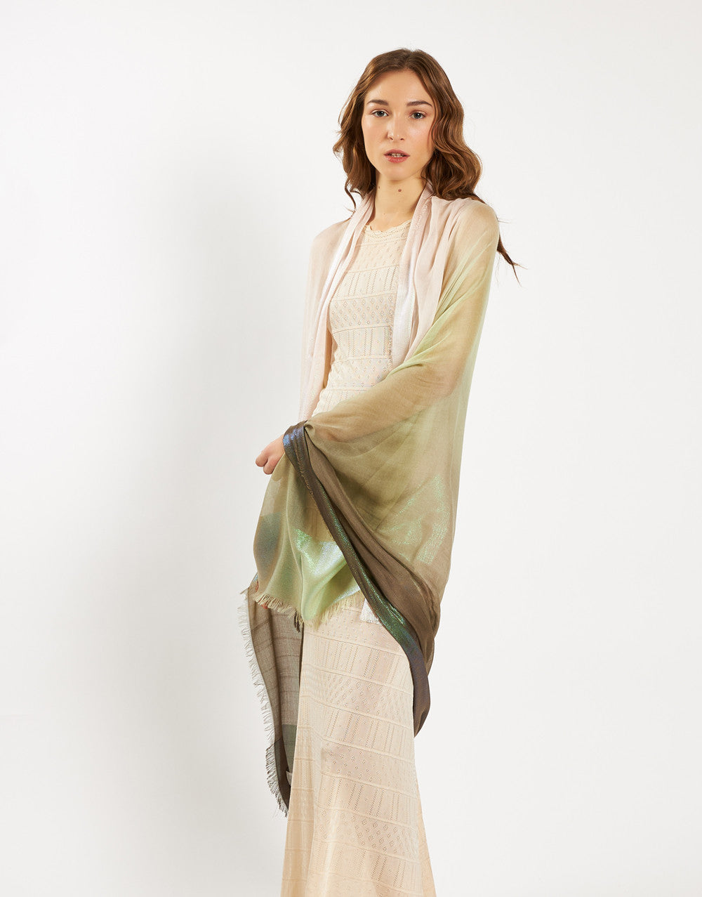 Pañuelo Albertina Faliero Sarti verde