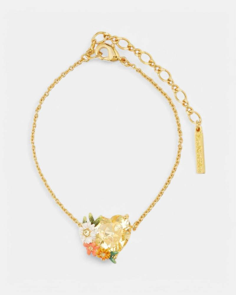 Pulsera Corazón Limón y Margaritas