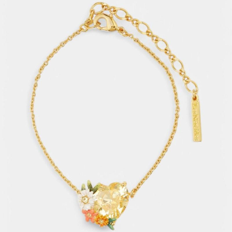 Pulsera Corazón Limón y Margaritas