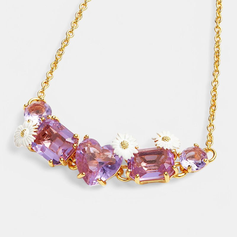 Pulsera Margarita Cristal Violeta