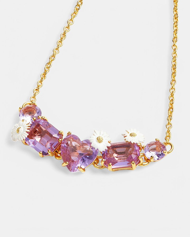 Pulsera Margarita Cristal Violeta