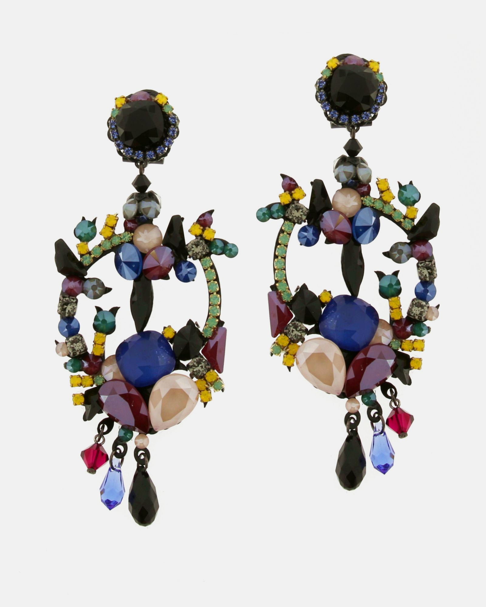 Dublos Swarovski multicolor earrings 