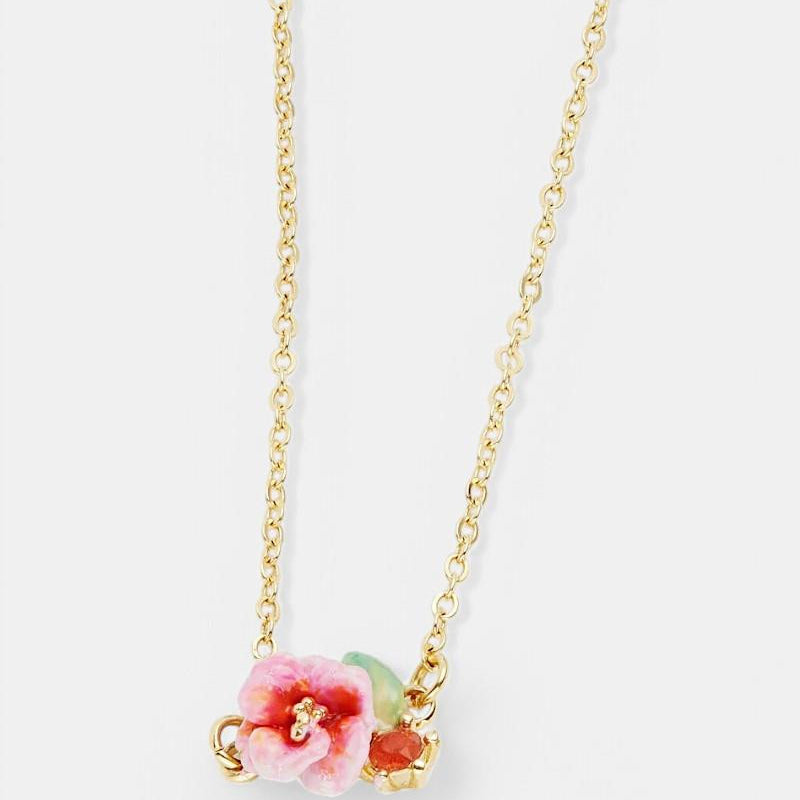 Pulsera Hortensia Rosa Cristal