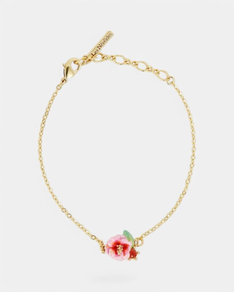 Pulsera Hortensia Rosa Cristal