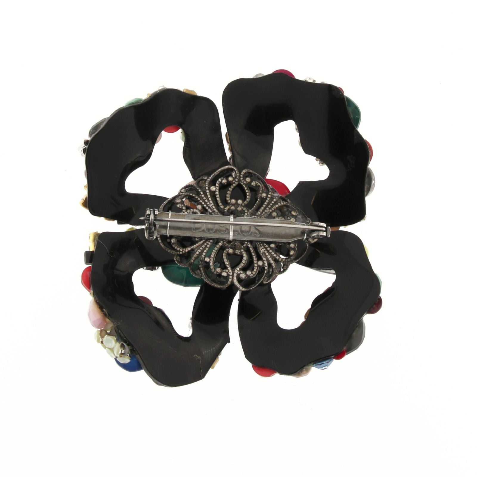 Broche flor multicolor