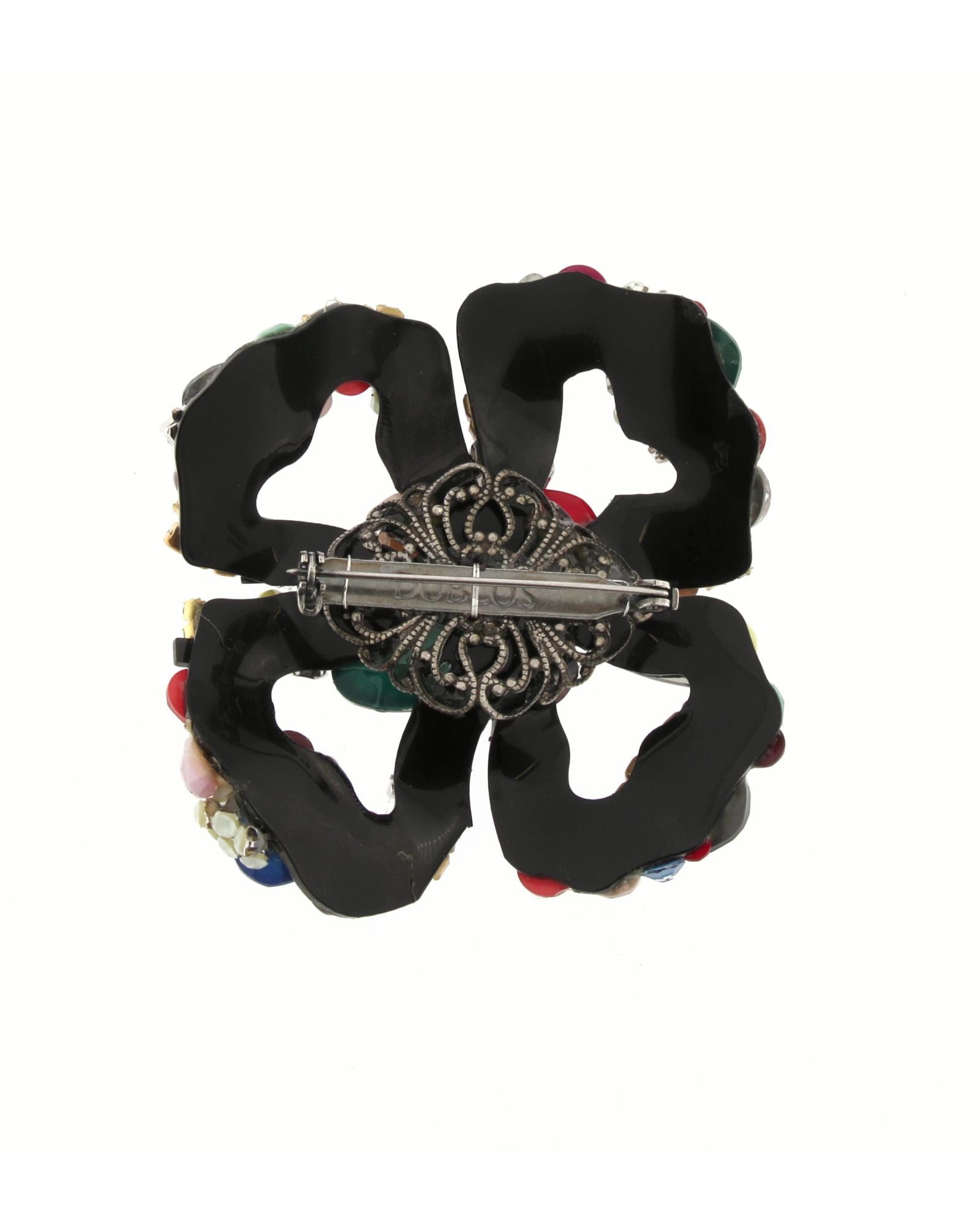 Broche flor multicolor