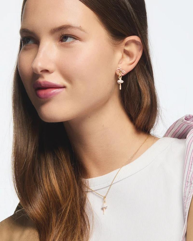 Boucles d'oreilles pendantes ballerine tutu 