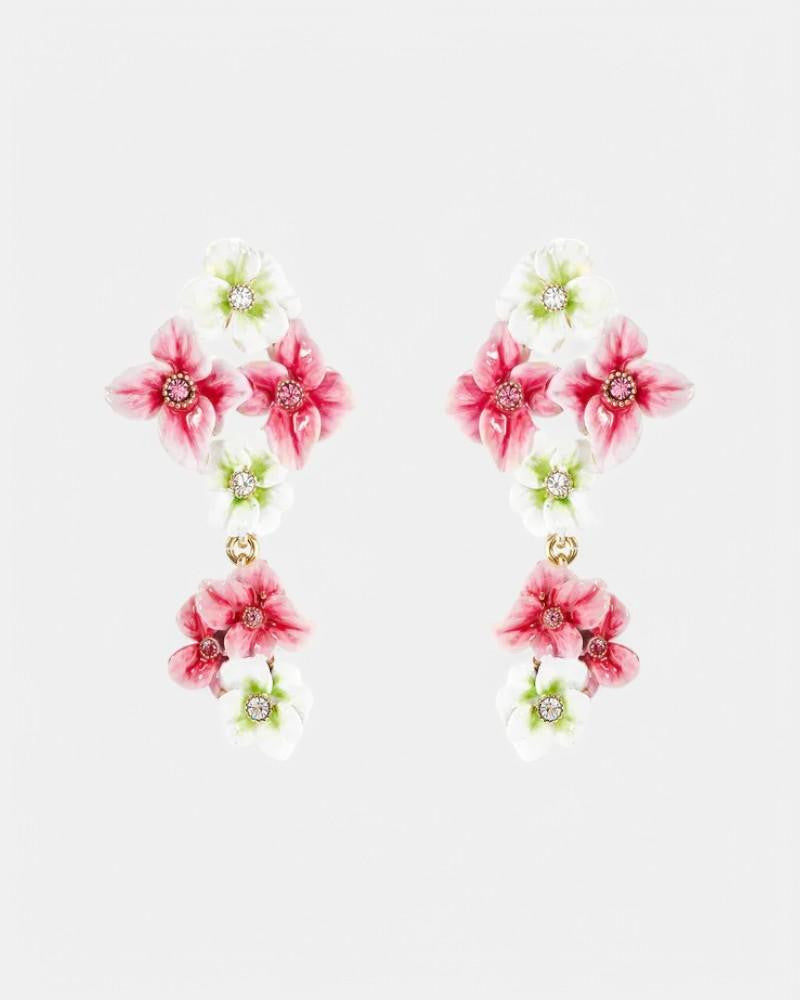 Pendientes Hortensia Jardín Verano
