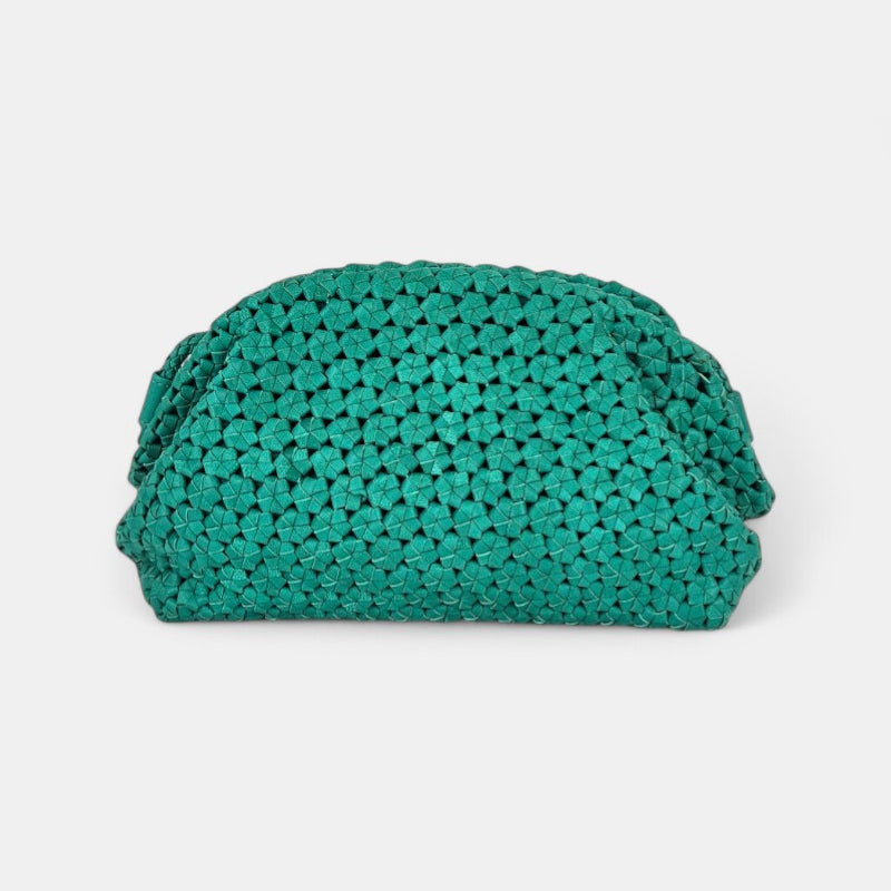 Bolso Flor Verde Turquesa