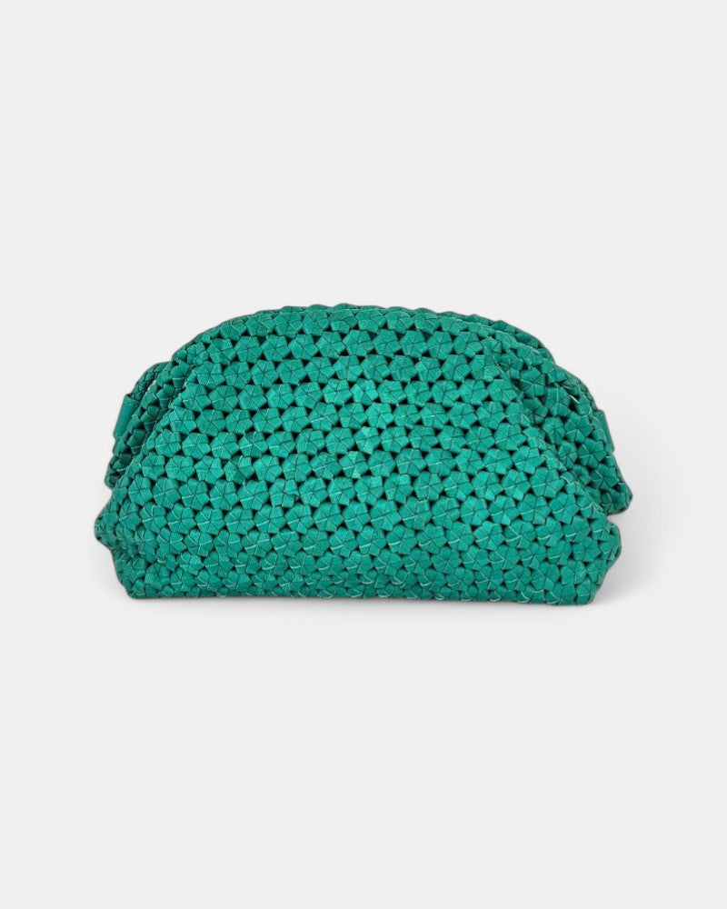 Bolso Flor Verde Turquesa