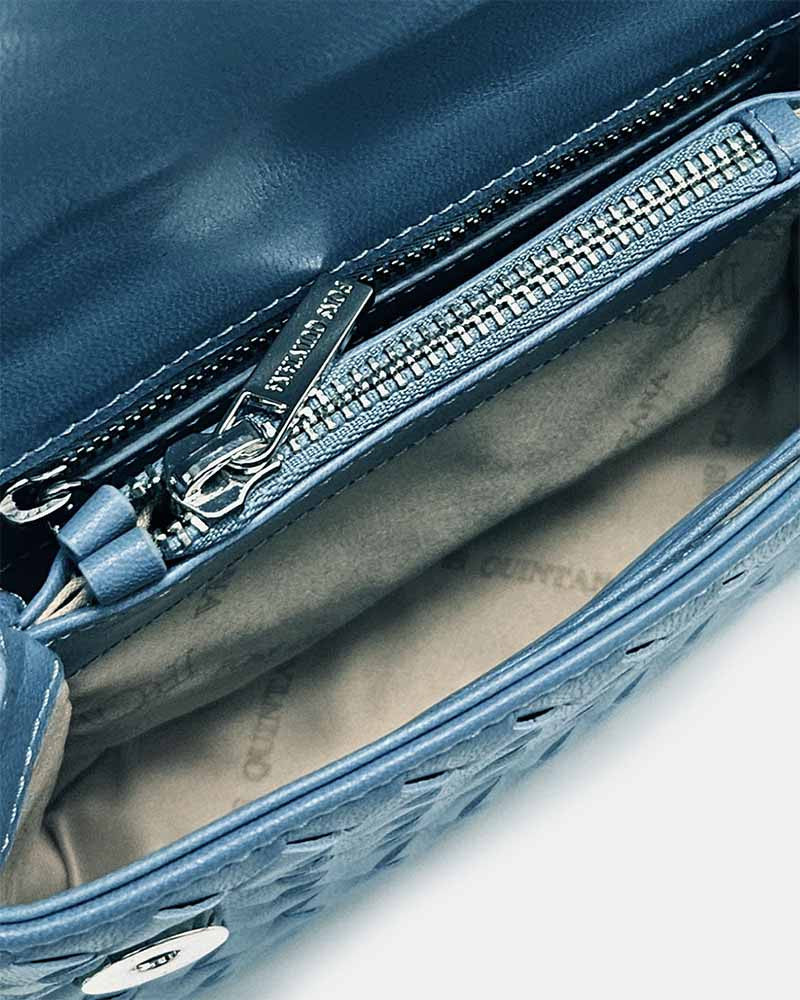 Bolso Azul Claro Clip Imán