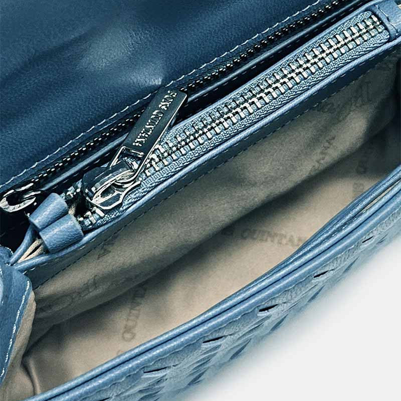 Bolso Azul Claro Clip Imán