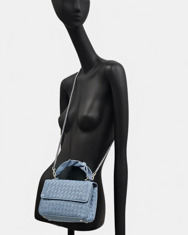 Bolso Azul Claro Clip Imán