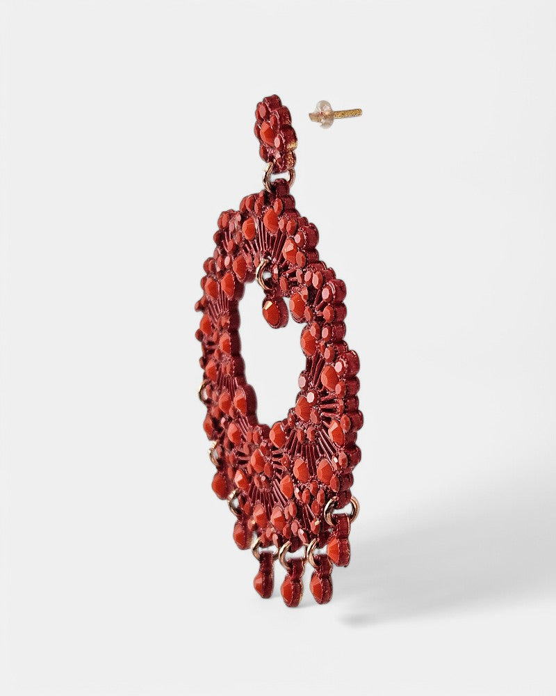 Pendientes Artesanales Forma Redonda