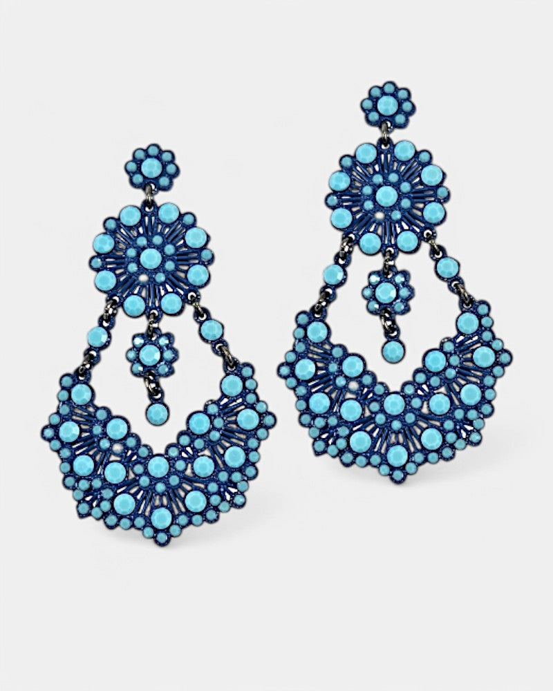 Pendientes Artesanales Forma Alargada