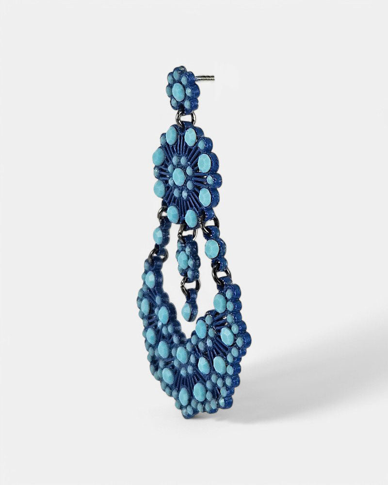 Pendientes Artesanales Forma Alargada