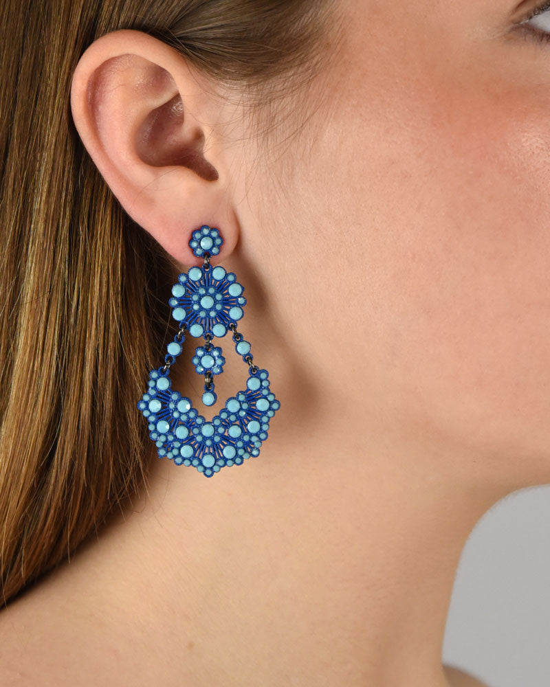 Pendientes Artesanales Forma Alargada