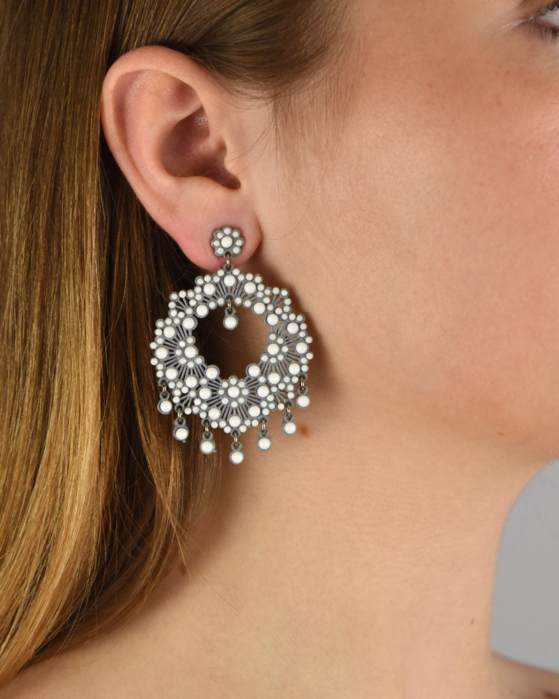 Pendientes Artesanales Forma Redonda