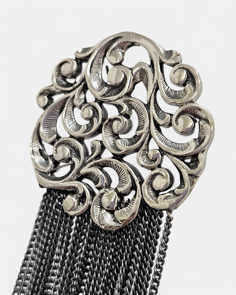 Pendientes de plata con flecos