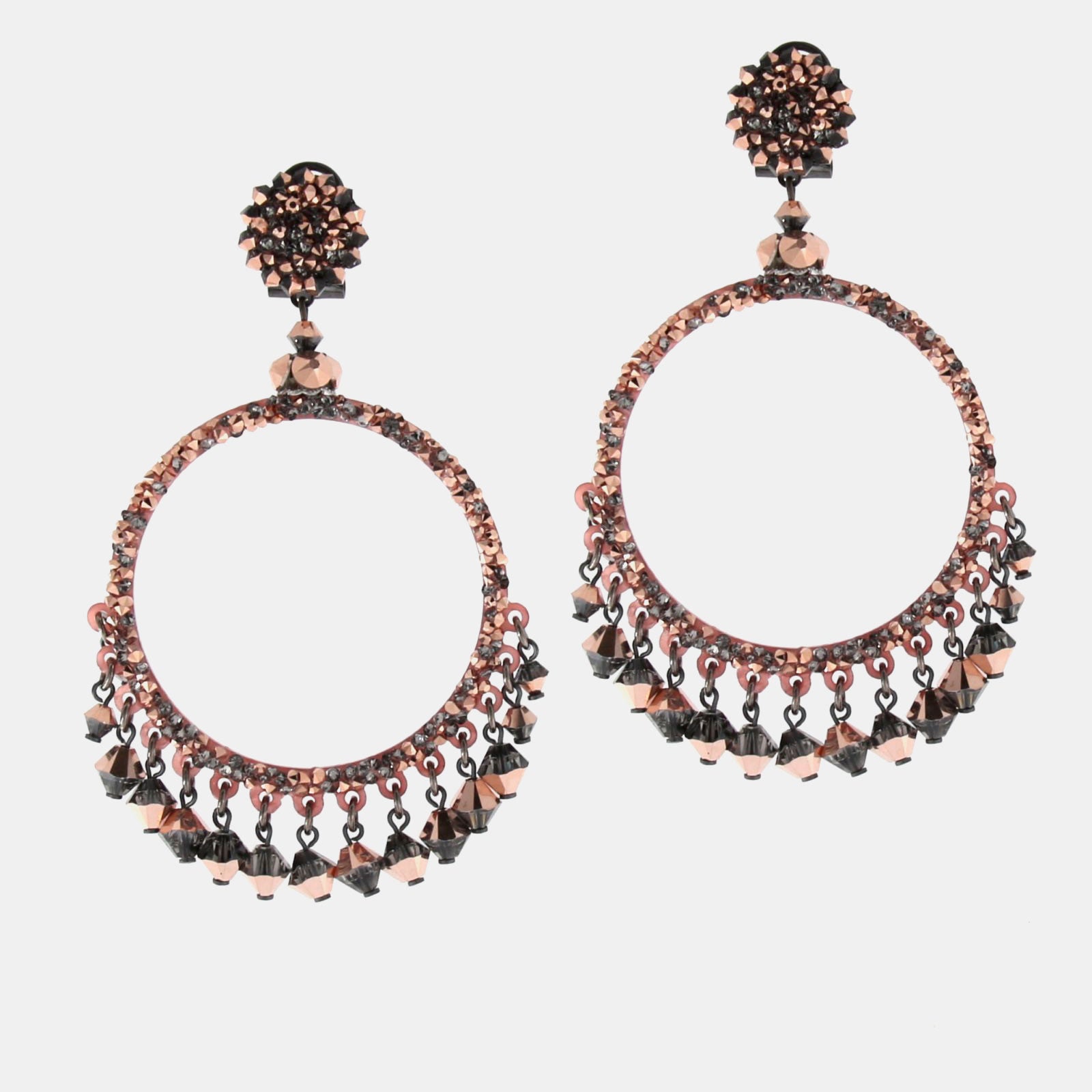 Swarovski hoop earrings 