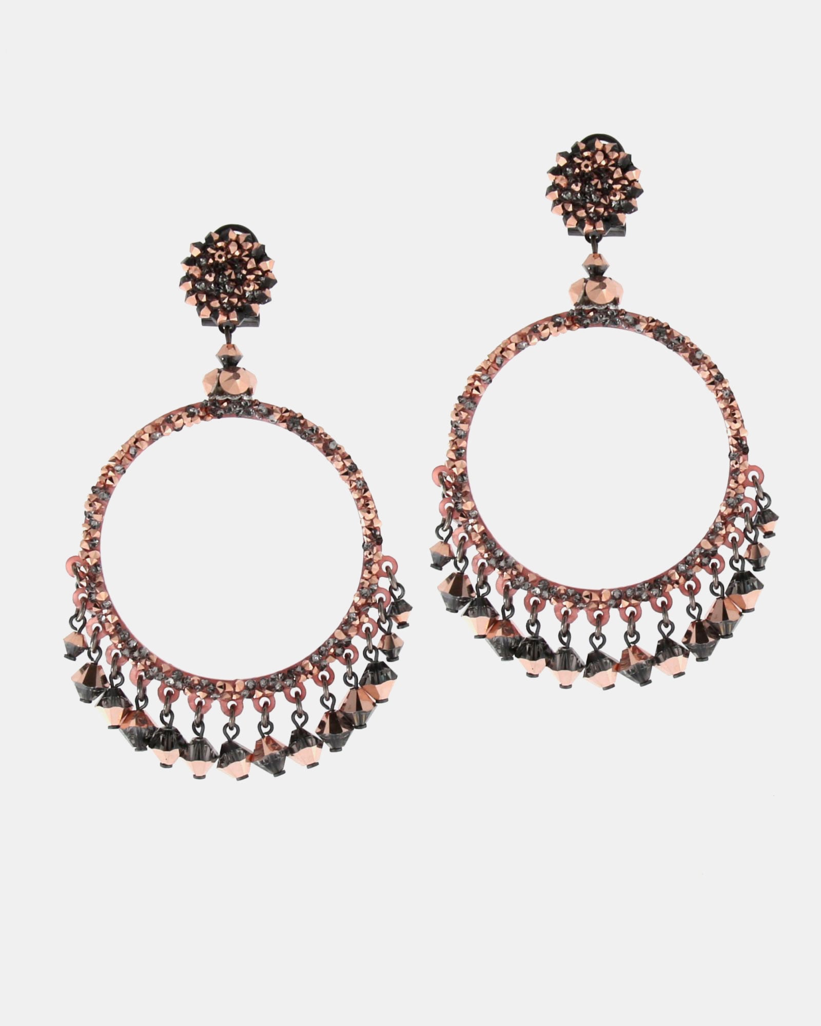 Swarovski hoop earrings 