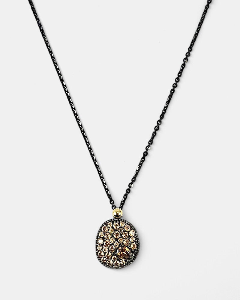 Colgante de plata y circonitas