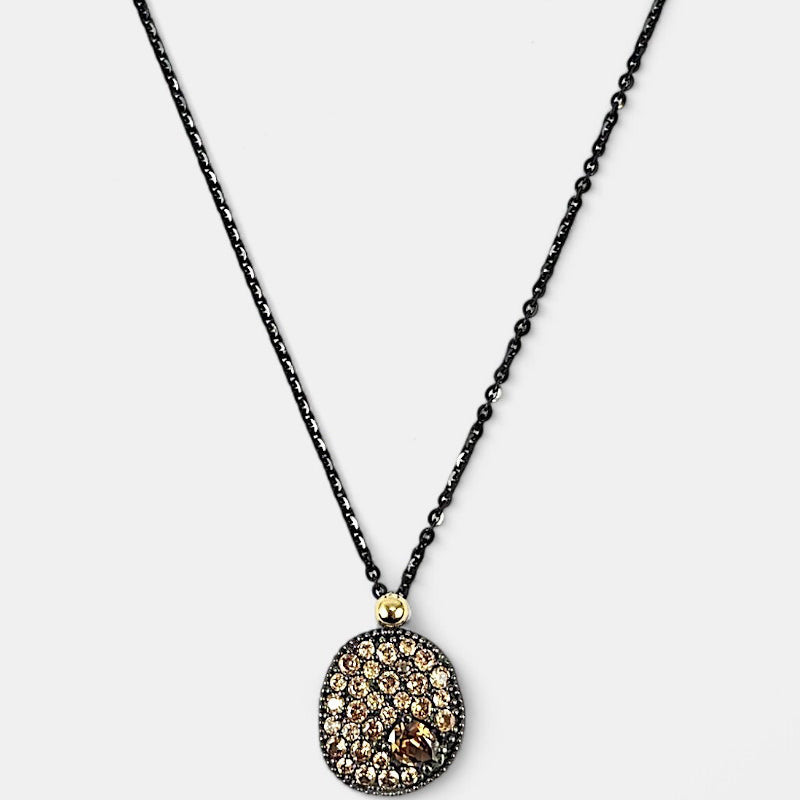 Colgante de plata y circonitas