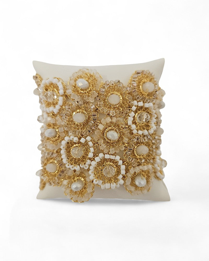 Brazalete de crochet Dorata