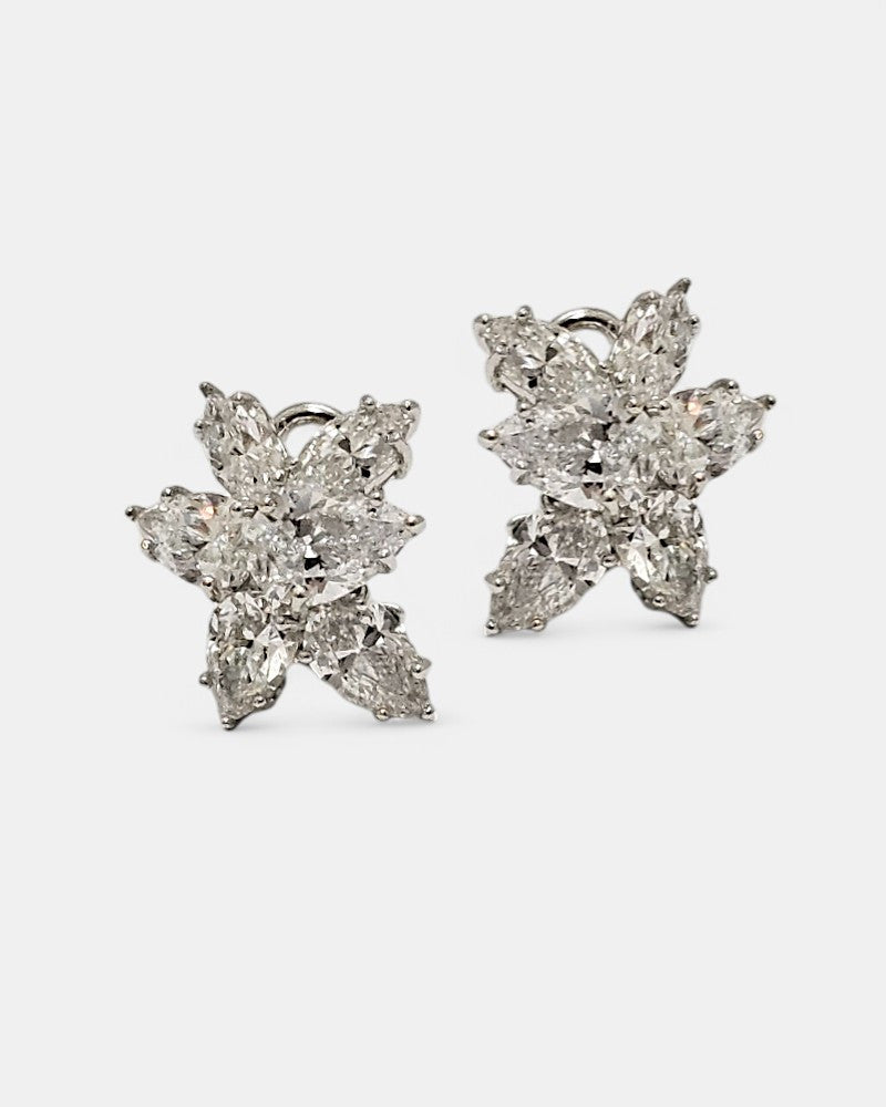 Pendientes de plata y circonita