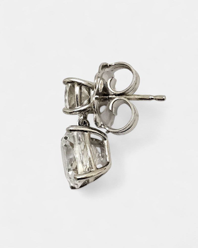 Pendientes de plata y circonita