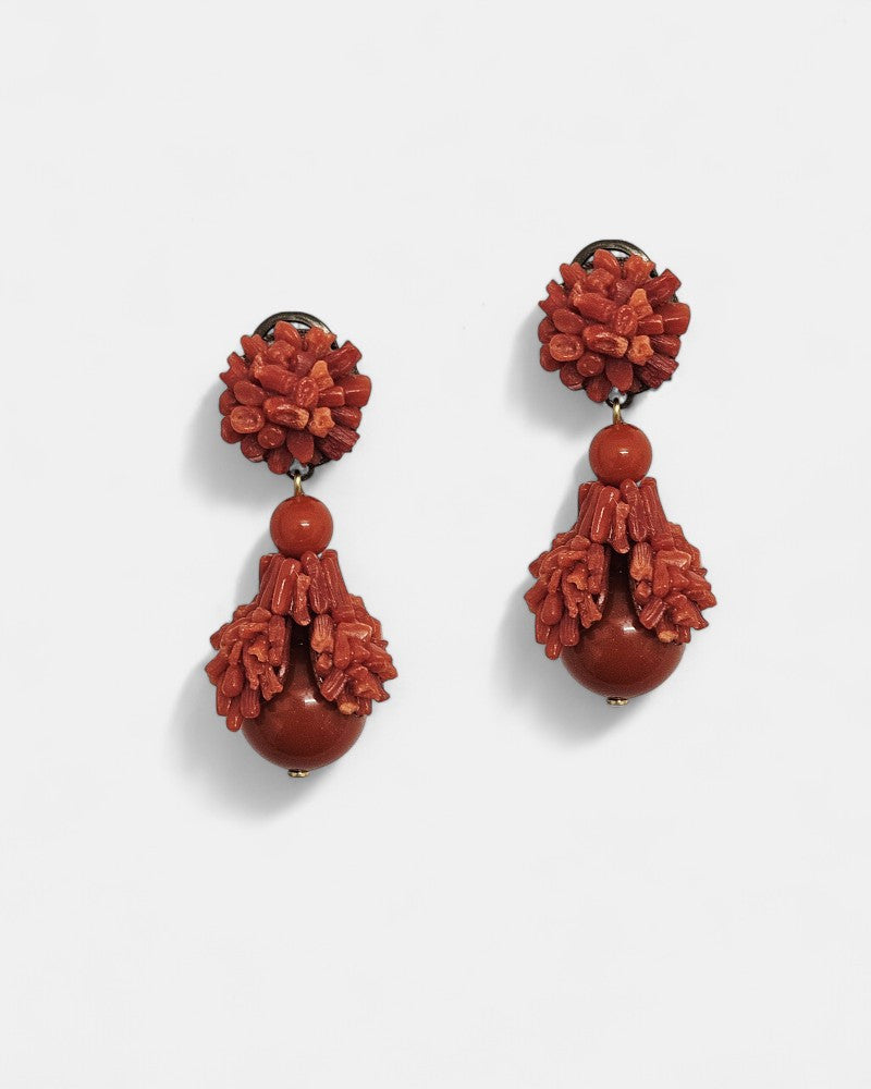 Pendientes coral Almarea