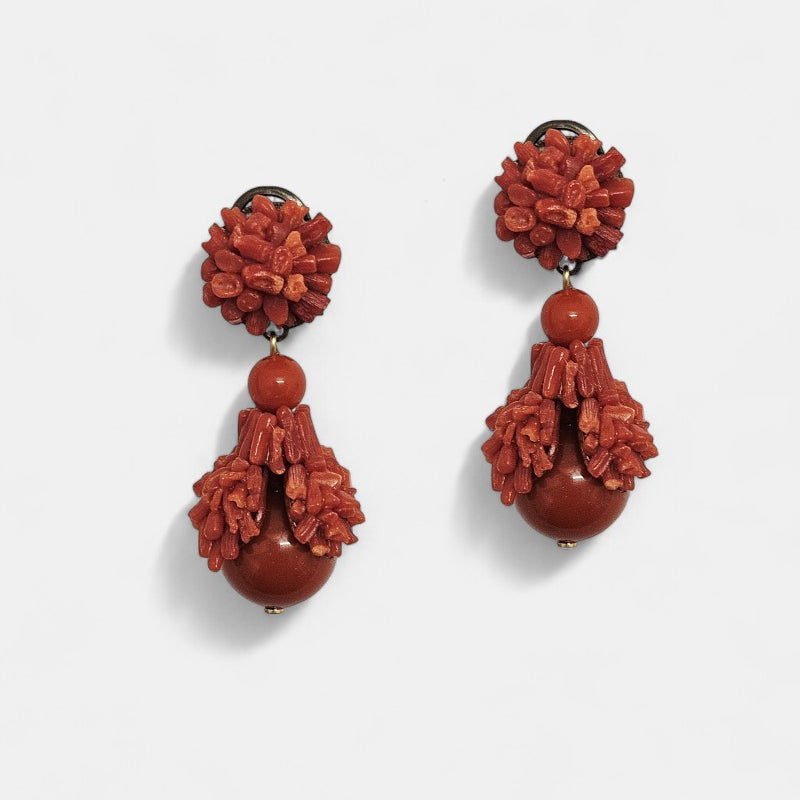 Pendientes coral Almarea