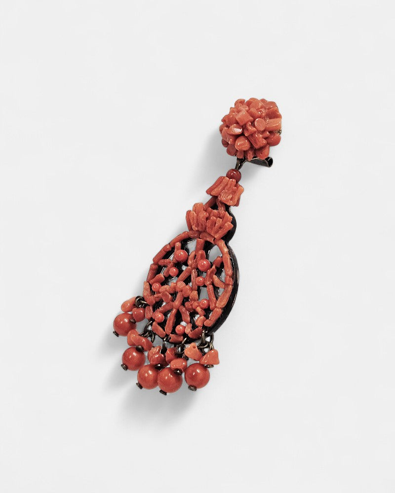 Pendientes coral largos Terral