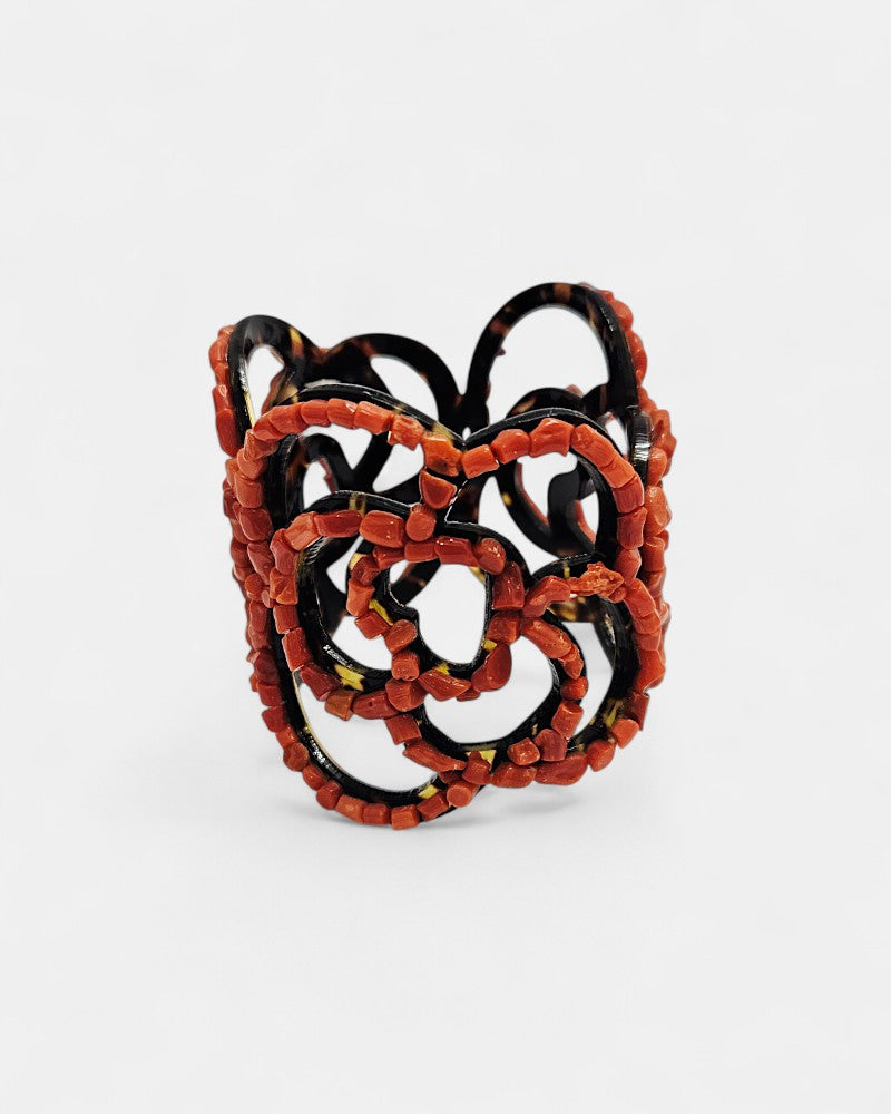 Openwork coral bracelet