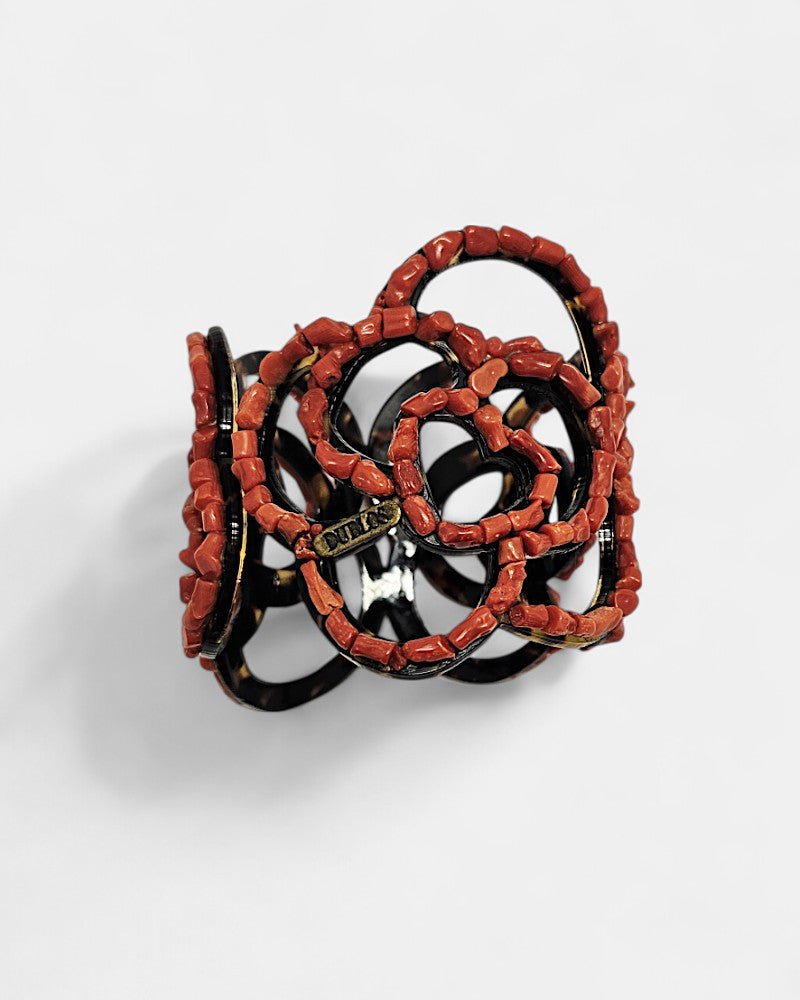 Openwork coral bracelet