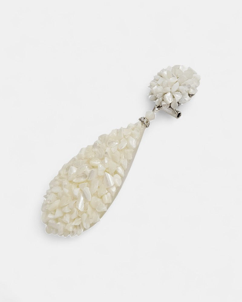 Pendientes nácar lágrima