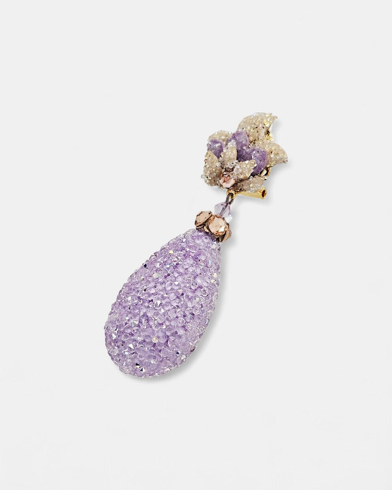 Pendientes swarovski Lilac Bloom