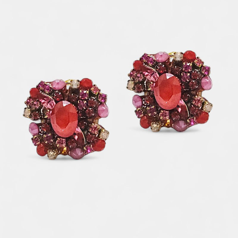 Pendientes Freshia mini rosas