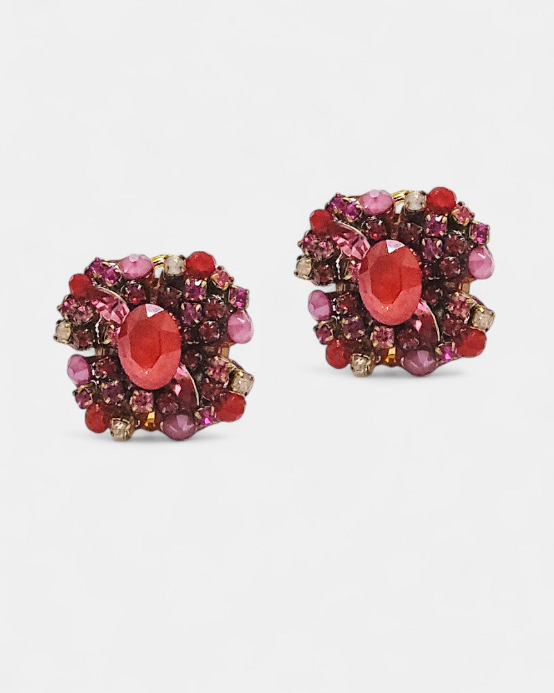 Pendientes Freshia mini rosas