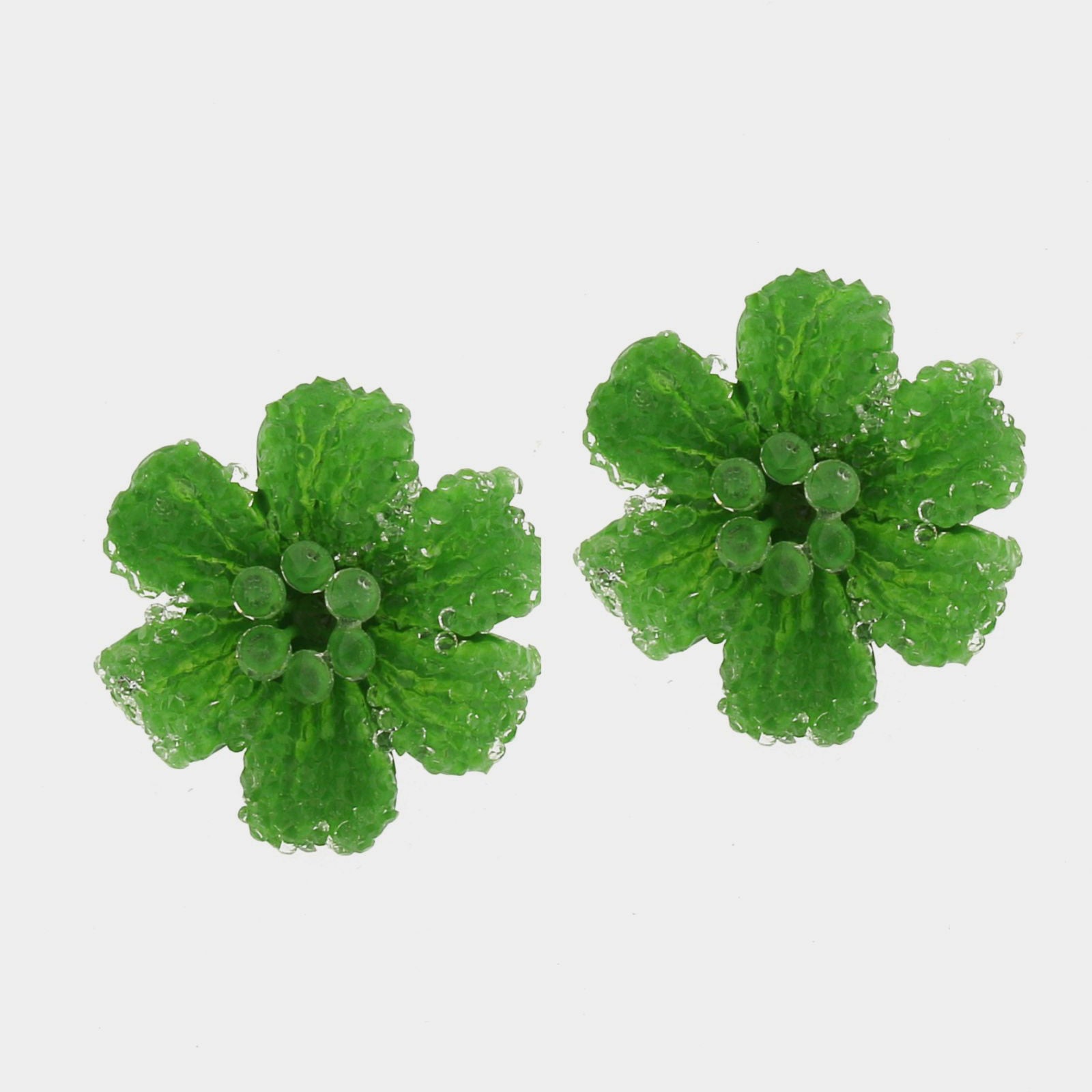 Dublos green flower pendant