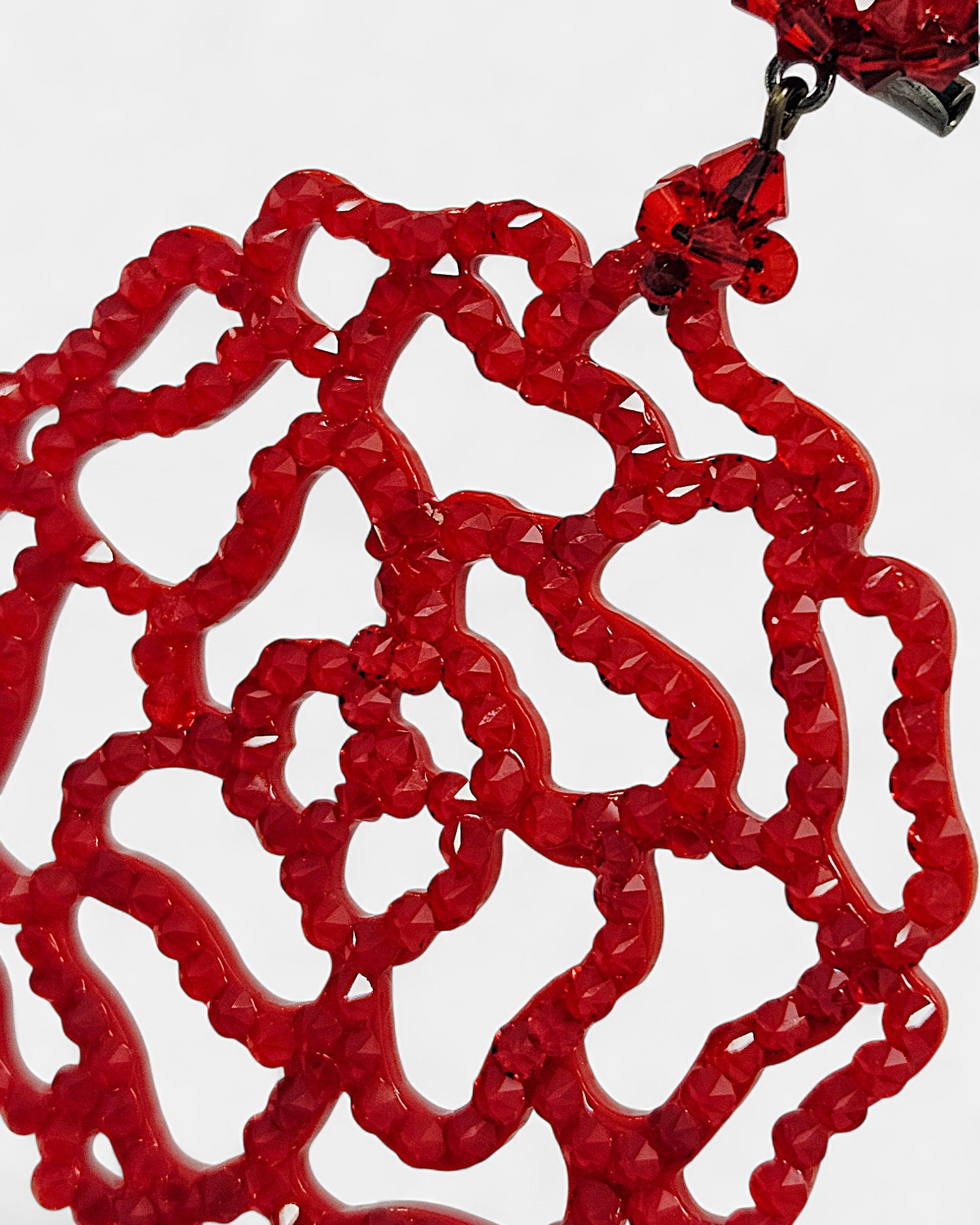 Pendientes rojos swarovski Marien